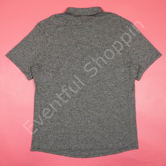 Lululemon Drysense Polo Shirt in Heathered Black Size XL - Picture 3 of 5